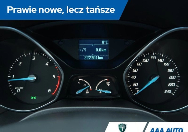 Ford Focus cena 17000 przebieg: 222696, rok produkcji 2011 z Dobrodzień małe 254